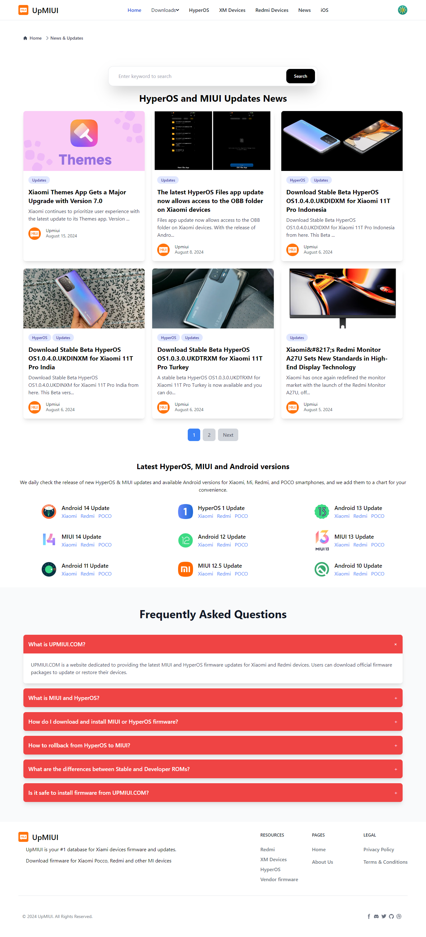 Upmi - Xiaomi Miui und Hyperos Firmware Downloader Medien 4