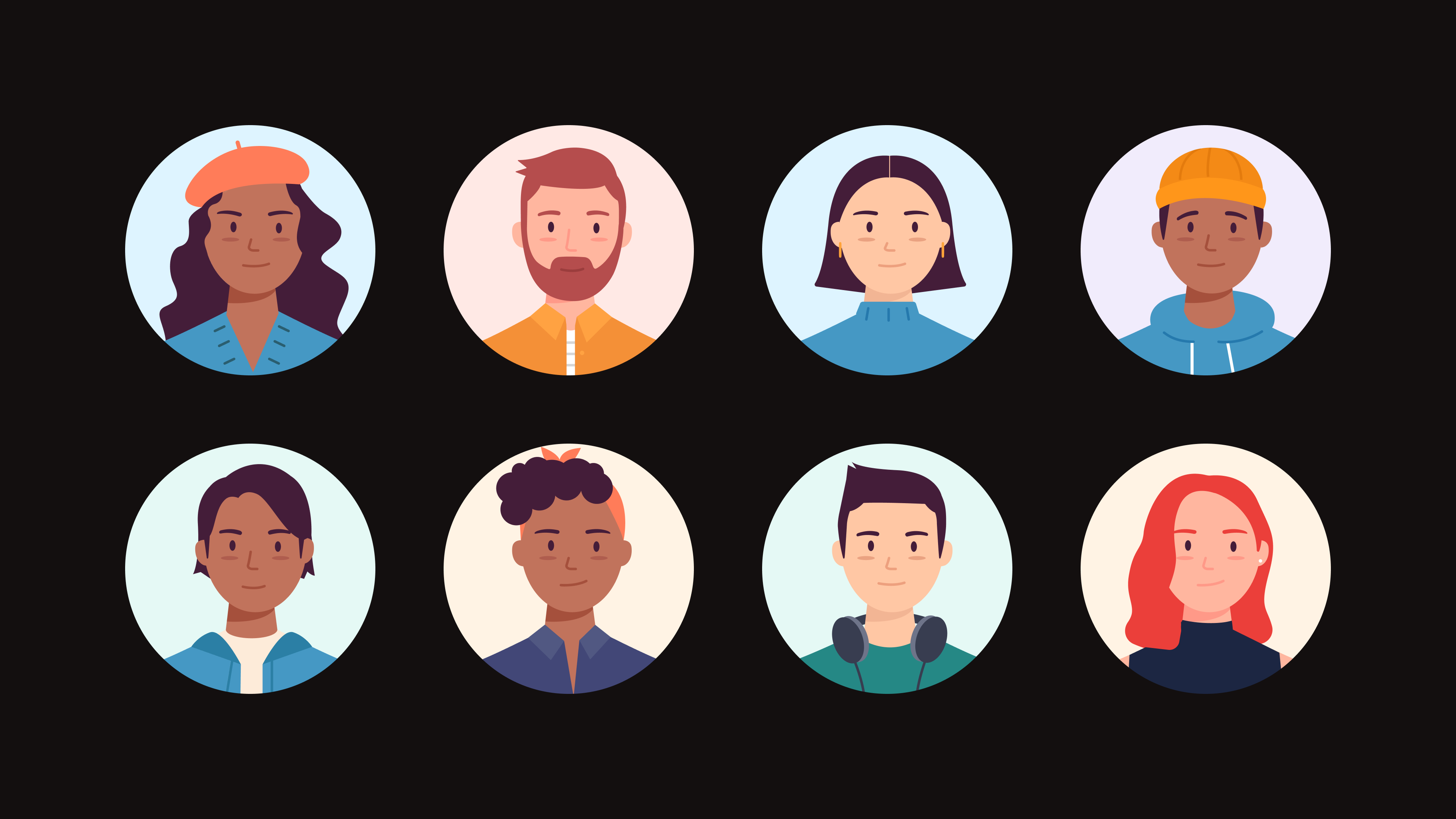 [50 faces] Avatar library gallery image