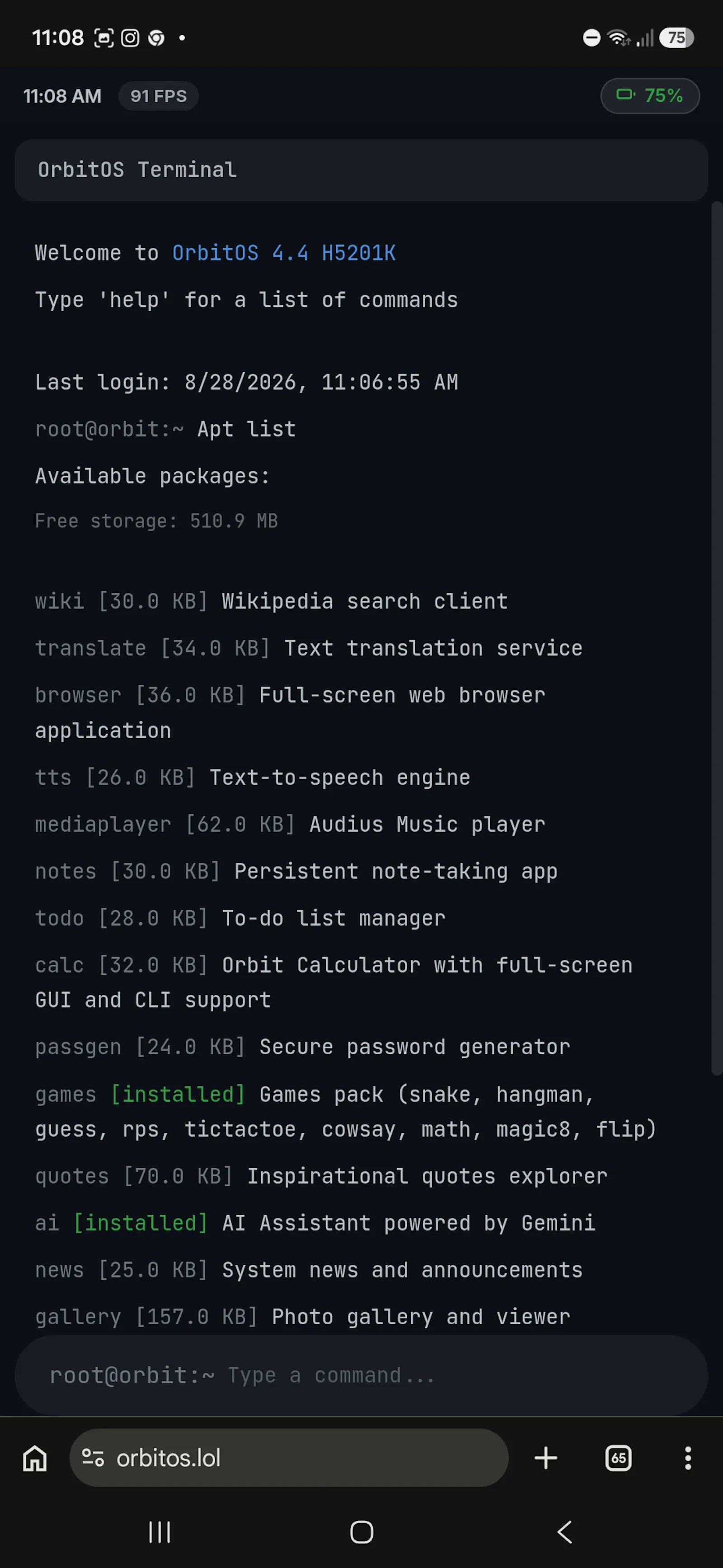 OrbitOS  screenshot 4