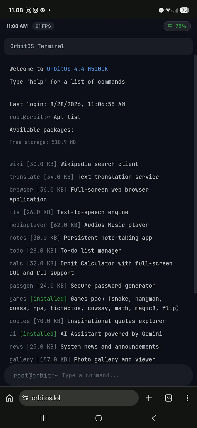 OrbitOS  screenshot 4