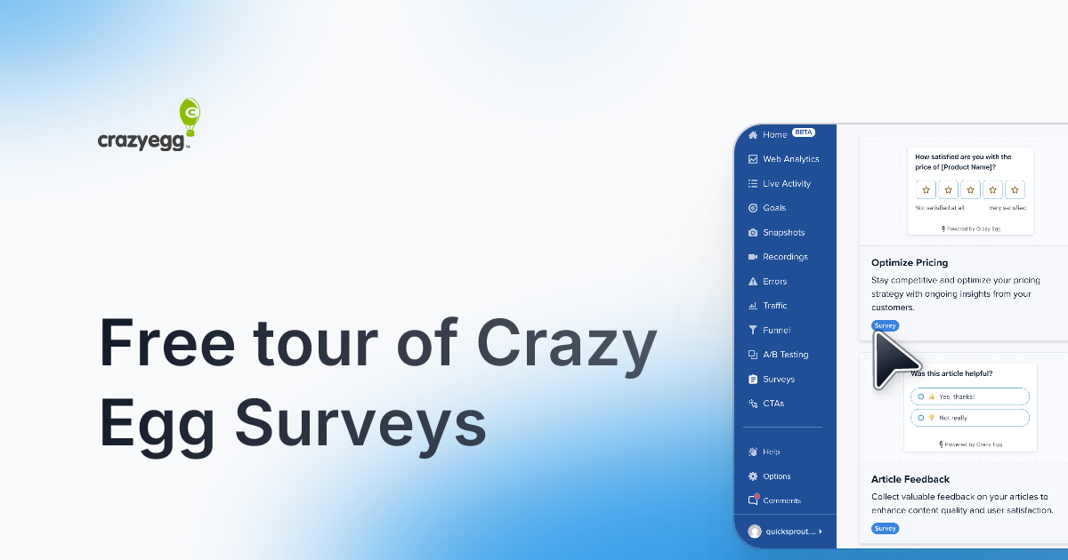 Sondaggi gratuiti illimitati da pazzo uovo - Ottieni un feedback degli utenti veloce, direttamente sul tuo sito Web.Nessun limite. media 8