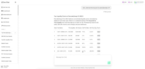 Zero Chat - The Web3 intelligence layer gallery image