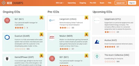 ICO Champs gallery image