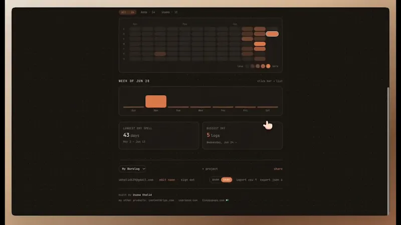 tasktrack screenshot 1 (video preview)