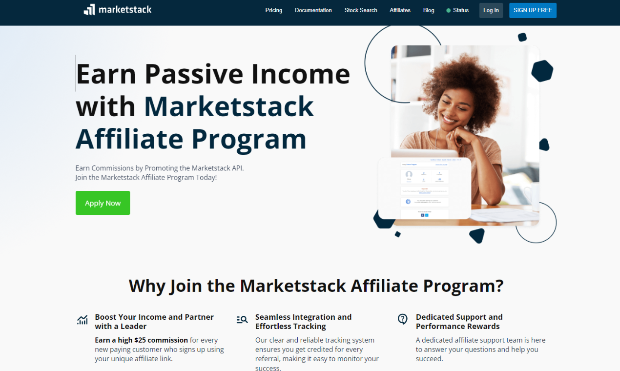 โปรแกรมพันธมิตร Marketstack media 1