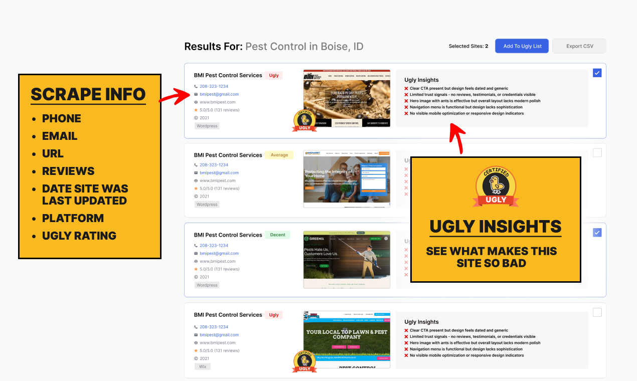 Ugly Site Scraper gallery image