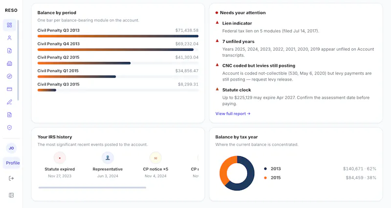 RESO.tax screenshot 5