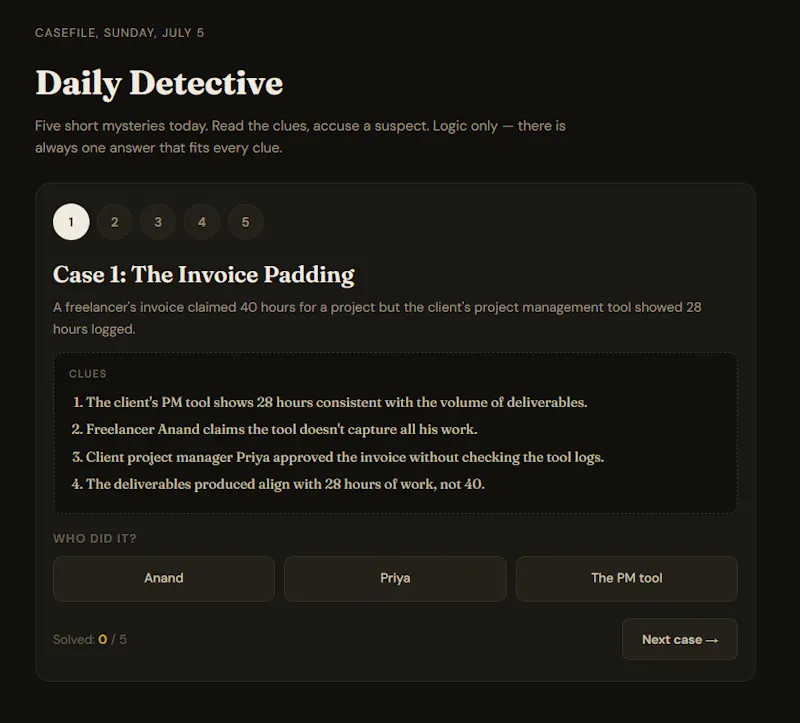 DailyBrainHub screenshot 2