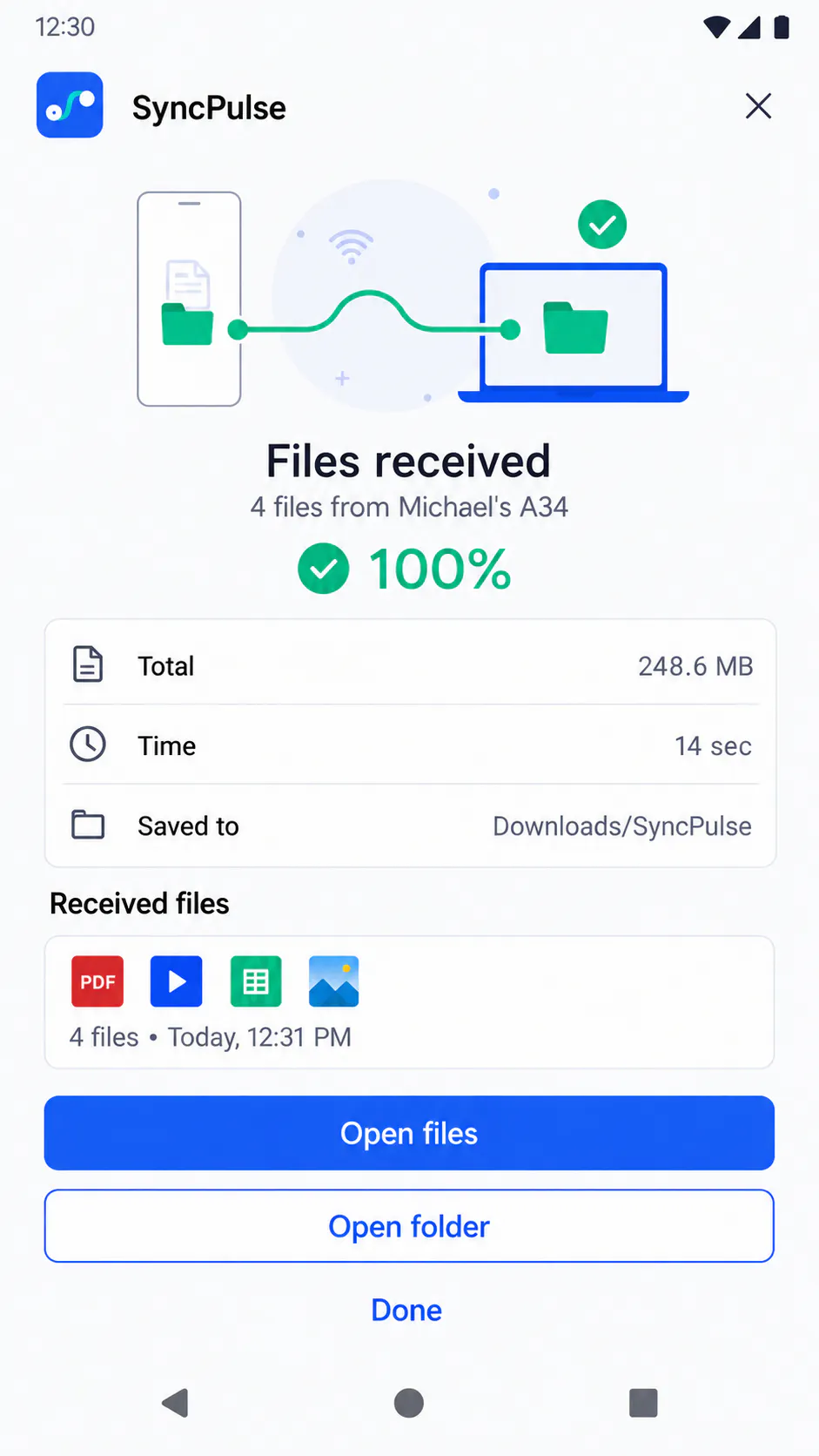 SyncPulse – File Transfer gallery image