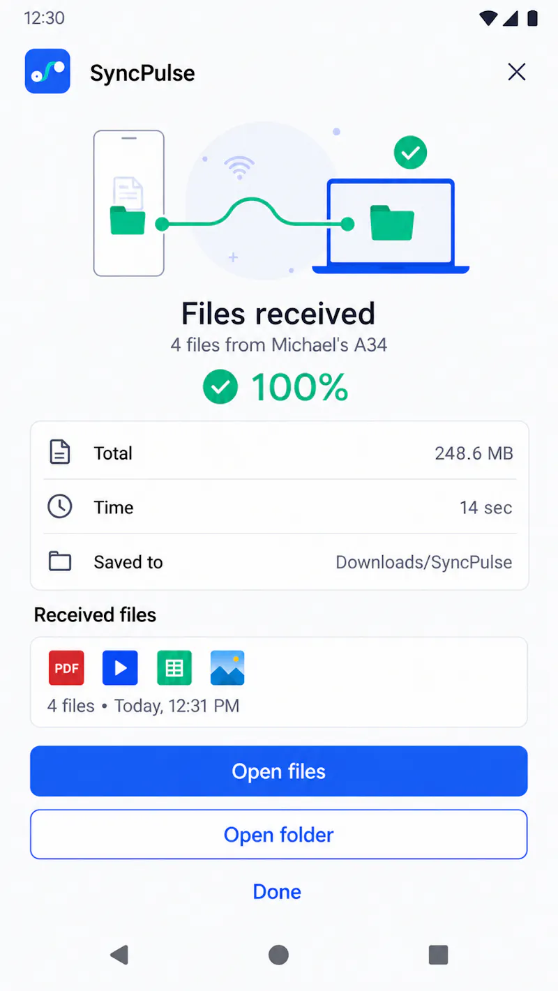 SyncPulse – File Transfer screenshot 4
