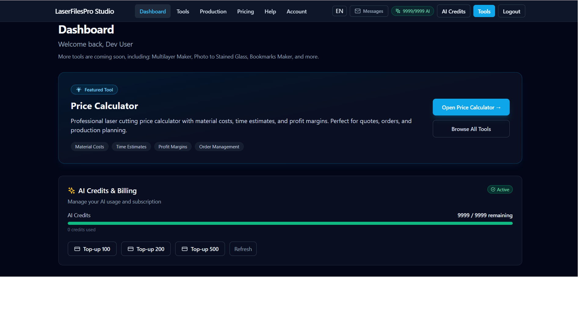 LaserFilesPro Studio gallery image