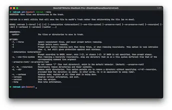 rmtrash - Alternatives to `rm` on macOS gallery image