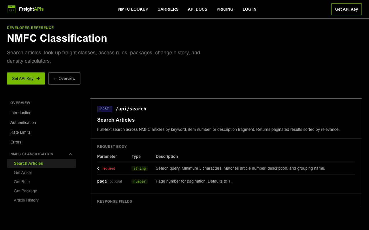 FreightAPIs gallery image