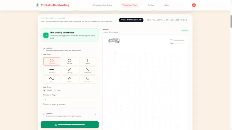 PrintableHandwriting screenshot 8