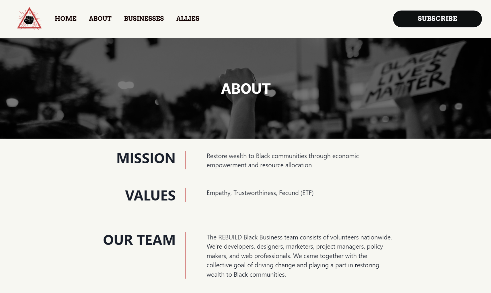 Rebuild Black Business gallery image