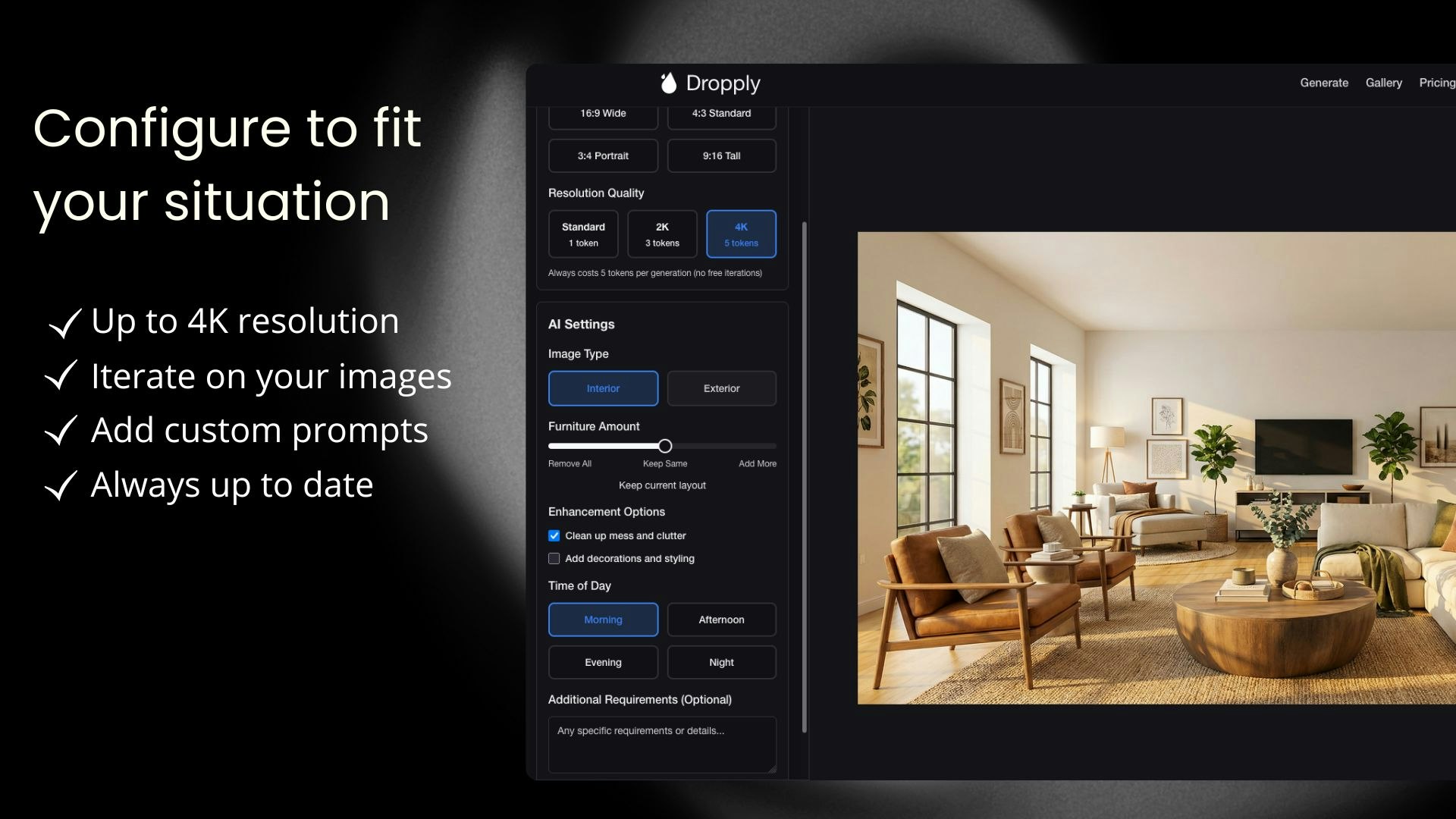 Dropply - Screenshot 2 showing product features and functionality