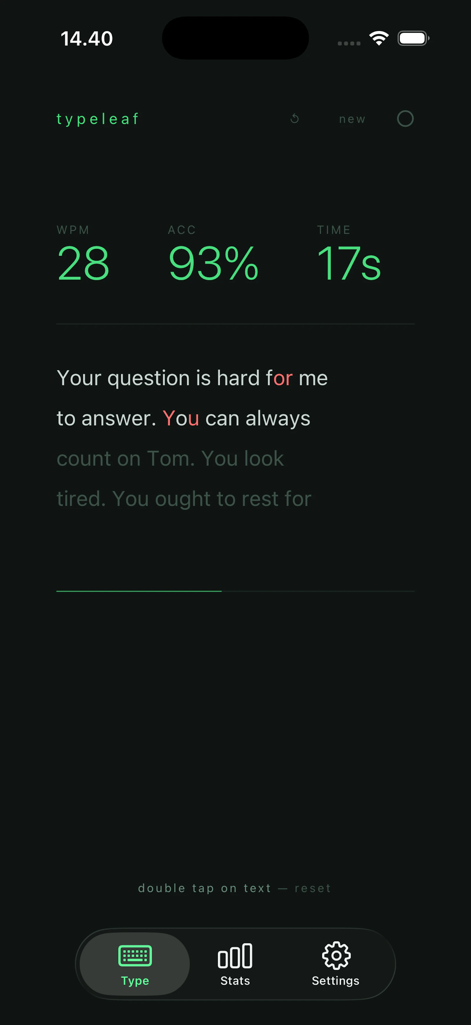 Typeleaf screenshot 1