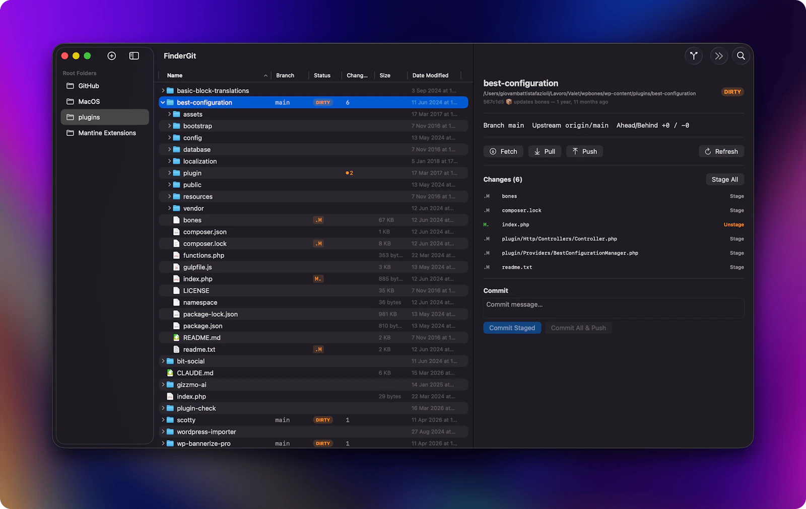 FinderGit screenshot 4