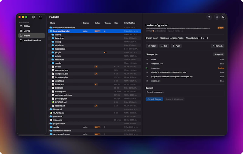 FinderGit screenshot 4