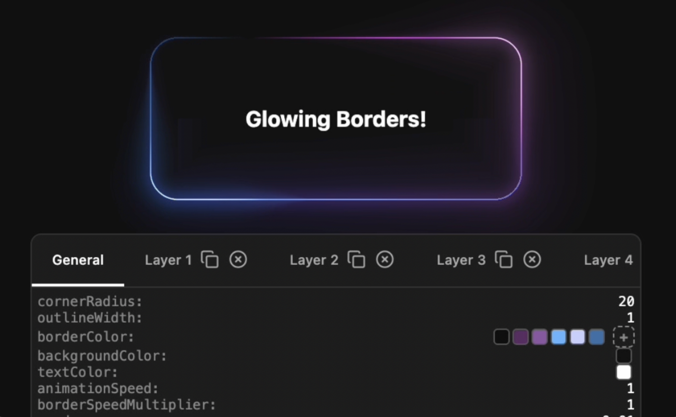 Отреагировать нативно -анимированное сияние - Библиотека Glow с открытым исходным кодом с строителем и 20 бесплатных пресетов медиа 5