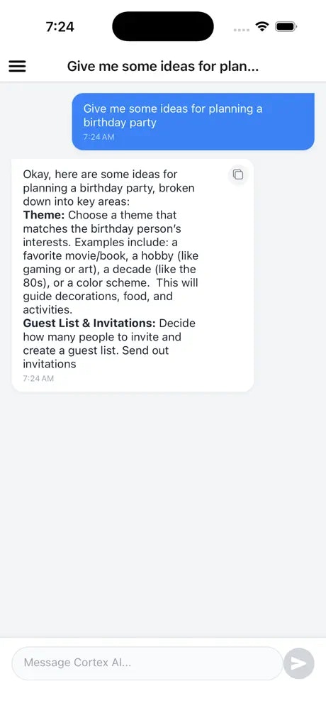 Cortex - Local AI - Screenshot 3 showing product features and functionality