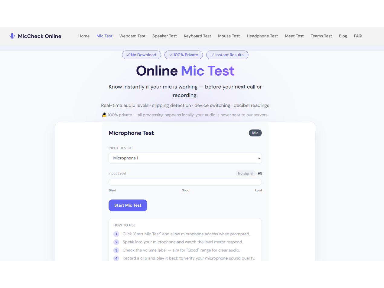 MicCheck Online gallery image