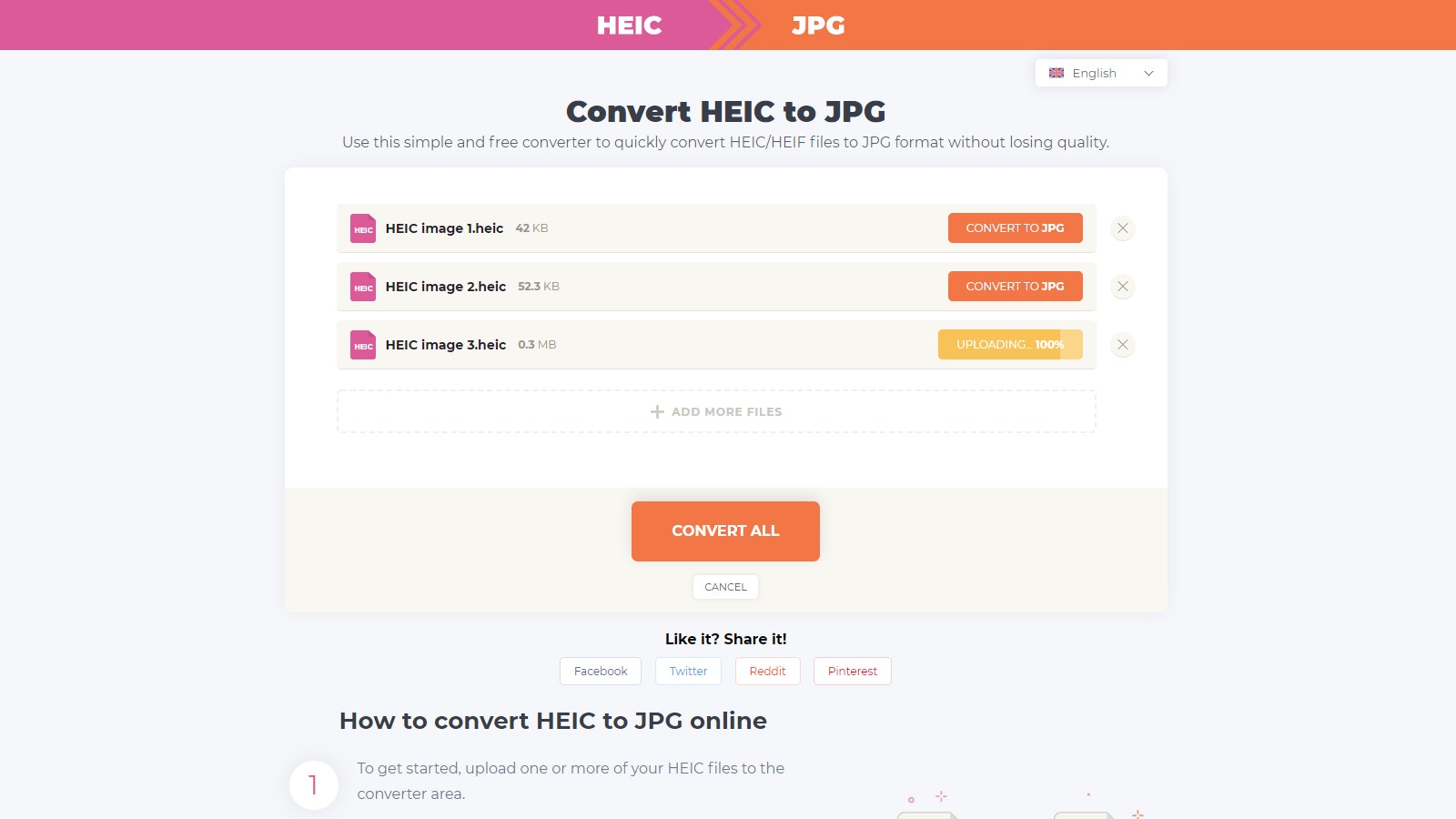 HEIC To JPG Converter gallery image