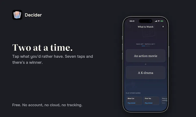 Decider screenshot 3
