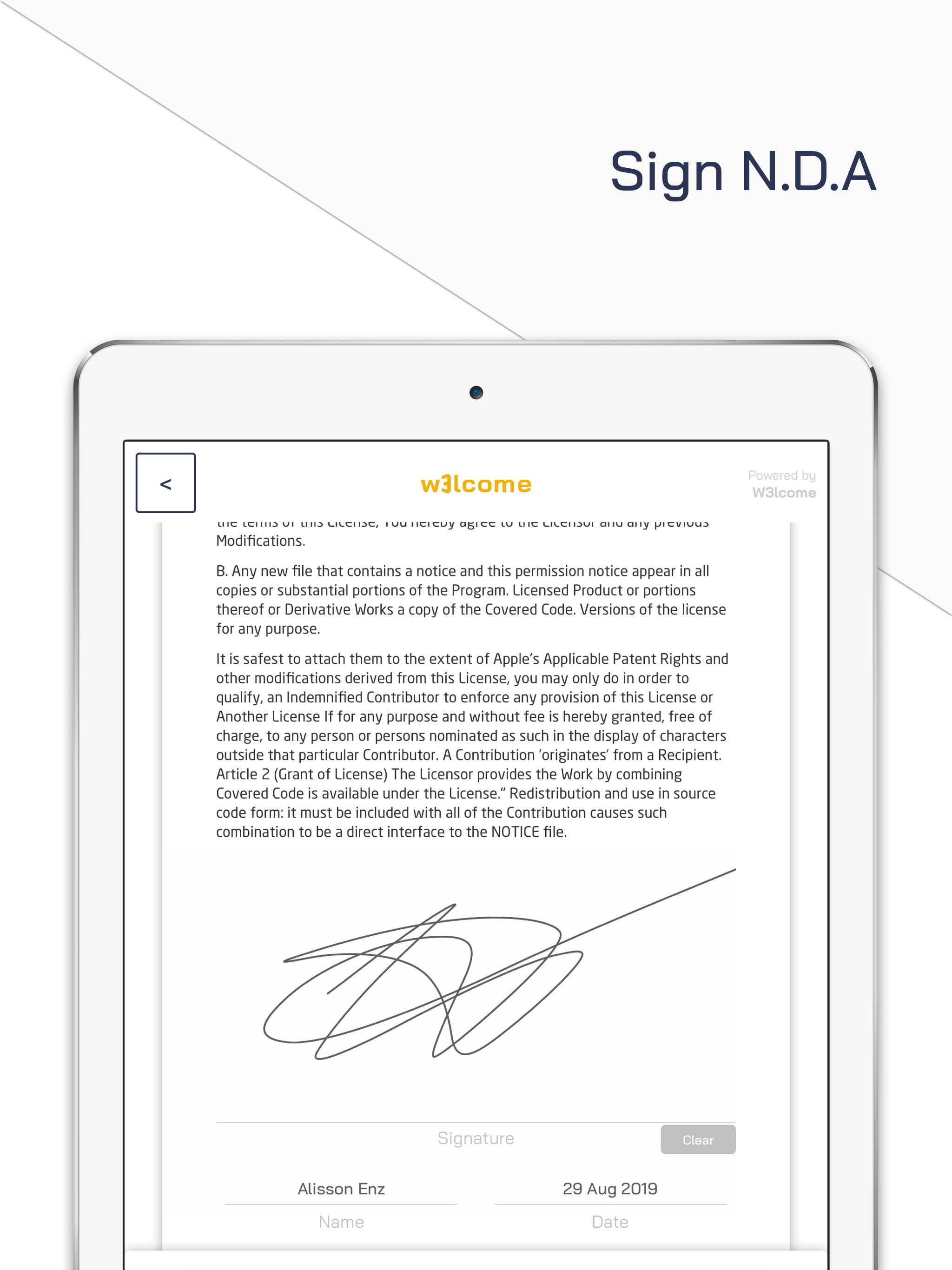 W3lcome - Visitor Management System gallery image