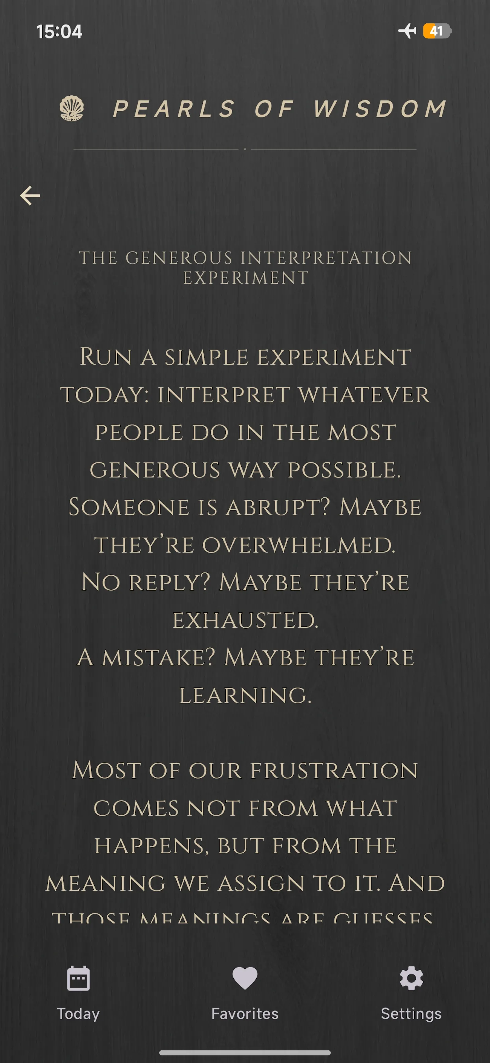Pearls Of Wisdom screenshot 1