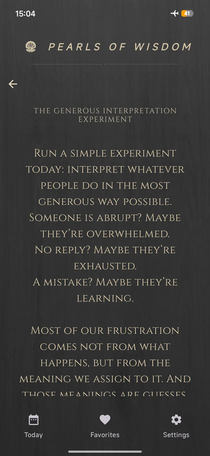 Pearls Of Wisdom screenshot 1