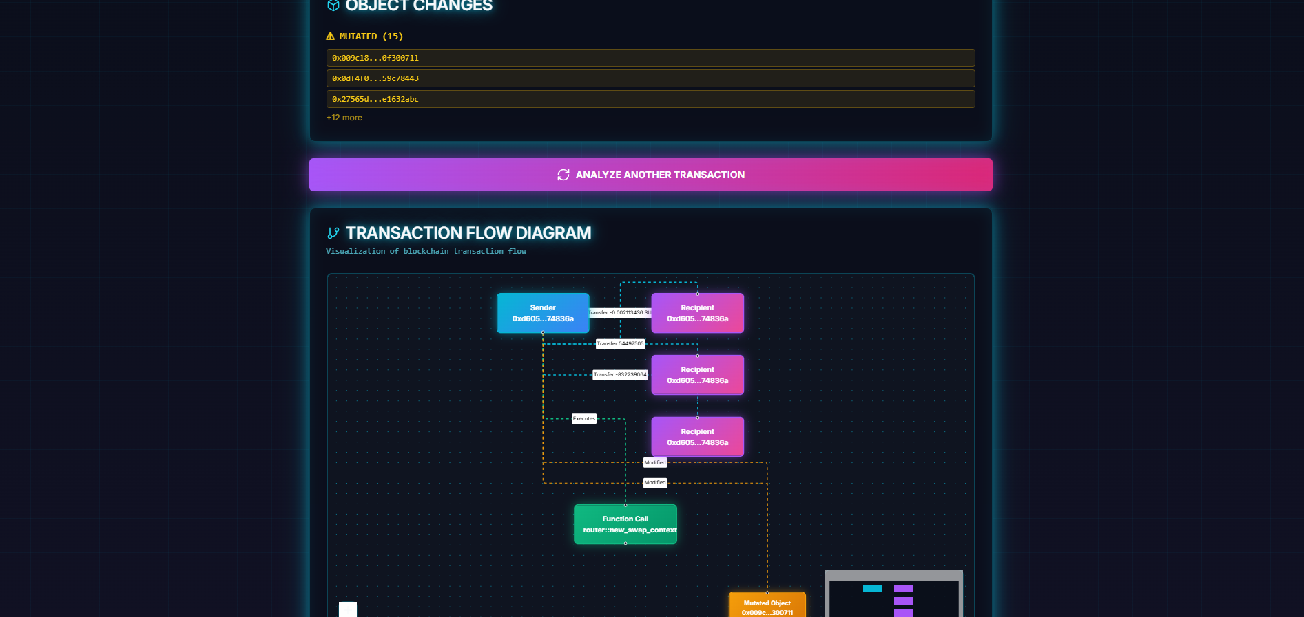 SUI TX DECODER - Screenshot 3 preview