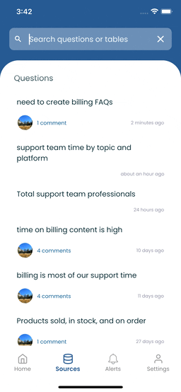 Zing - Query and visualize your data using OpenAI from your phone media 5