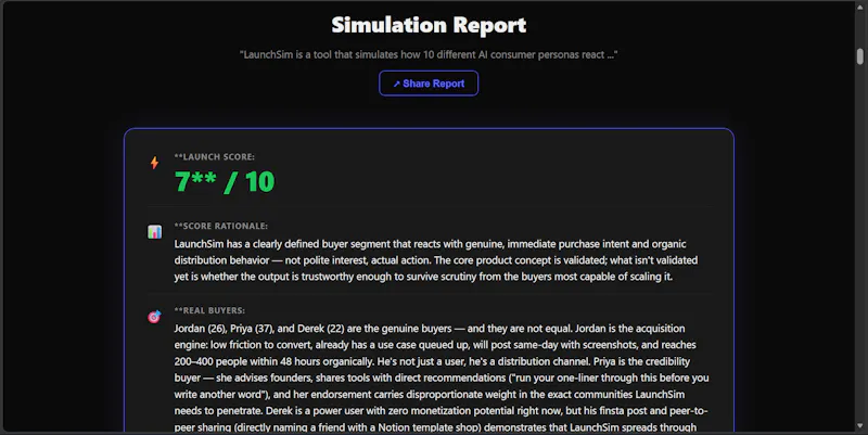 LaunchSim screenshot 2