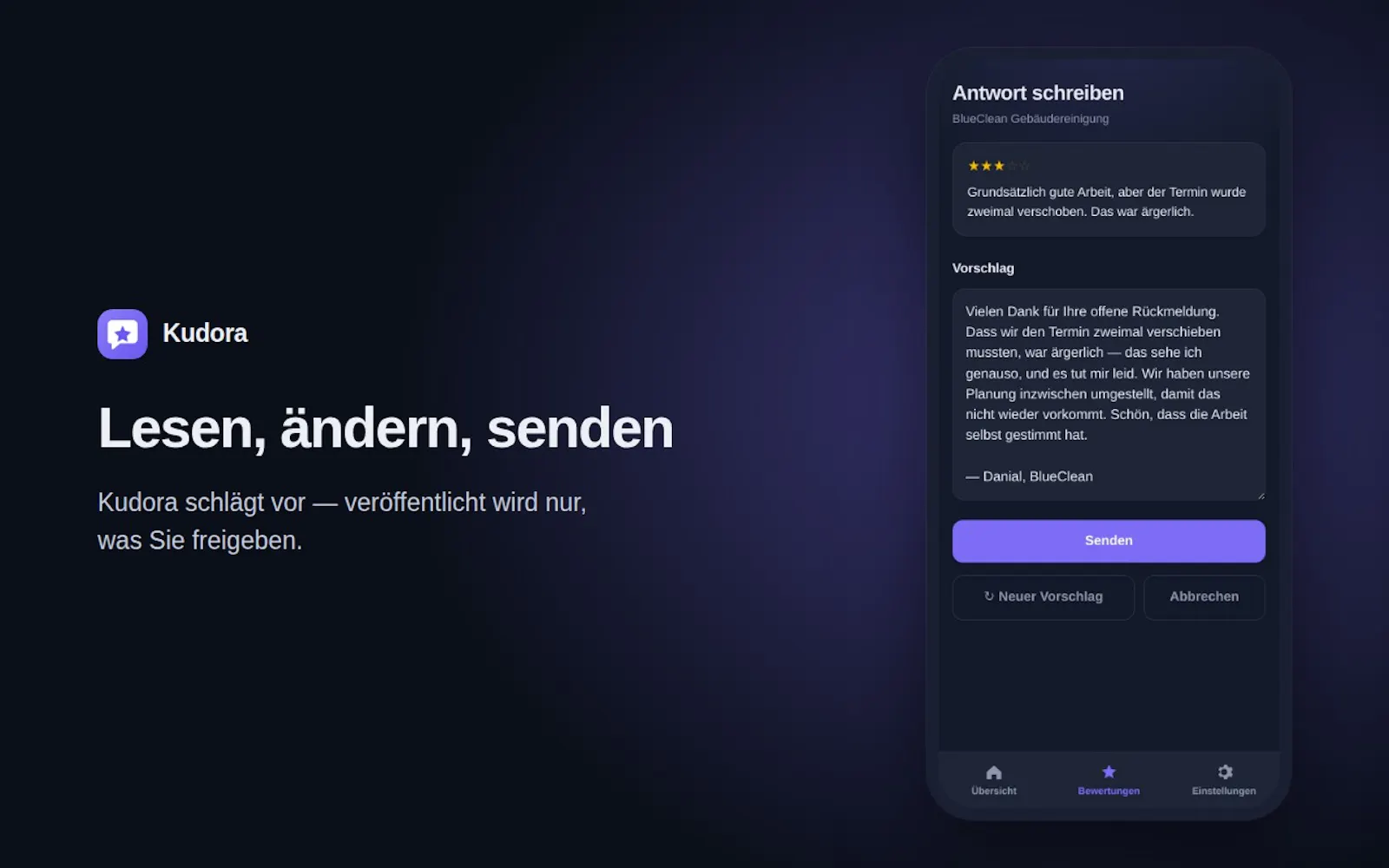 Kudora screenshot 2