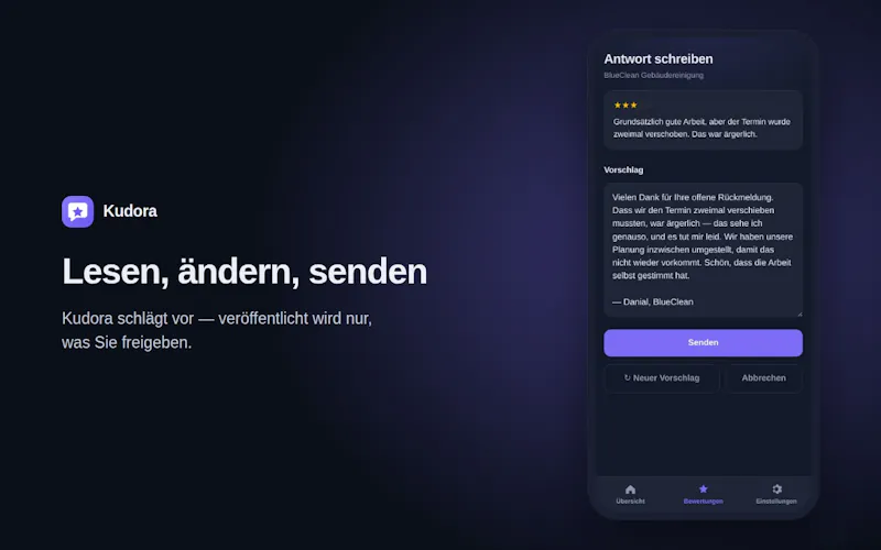 Kudora screenshot 2