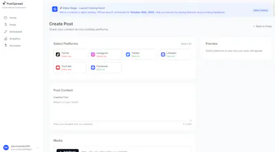PostSpread - Social Media Scheduler gallery image
