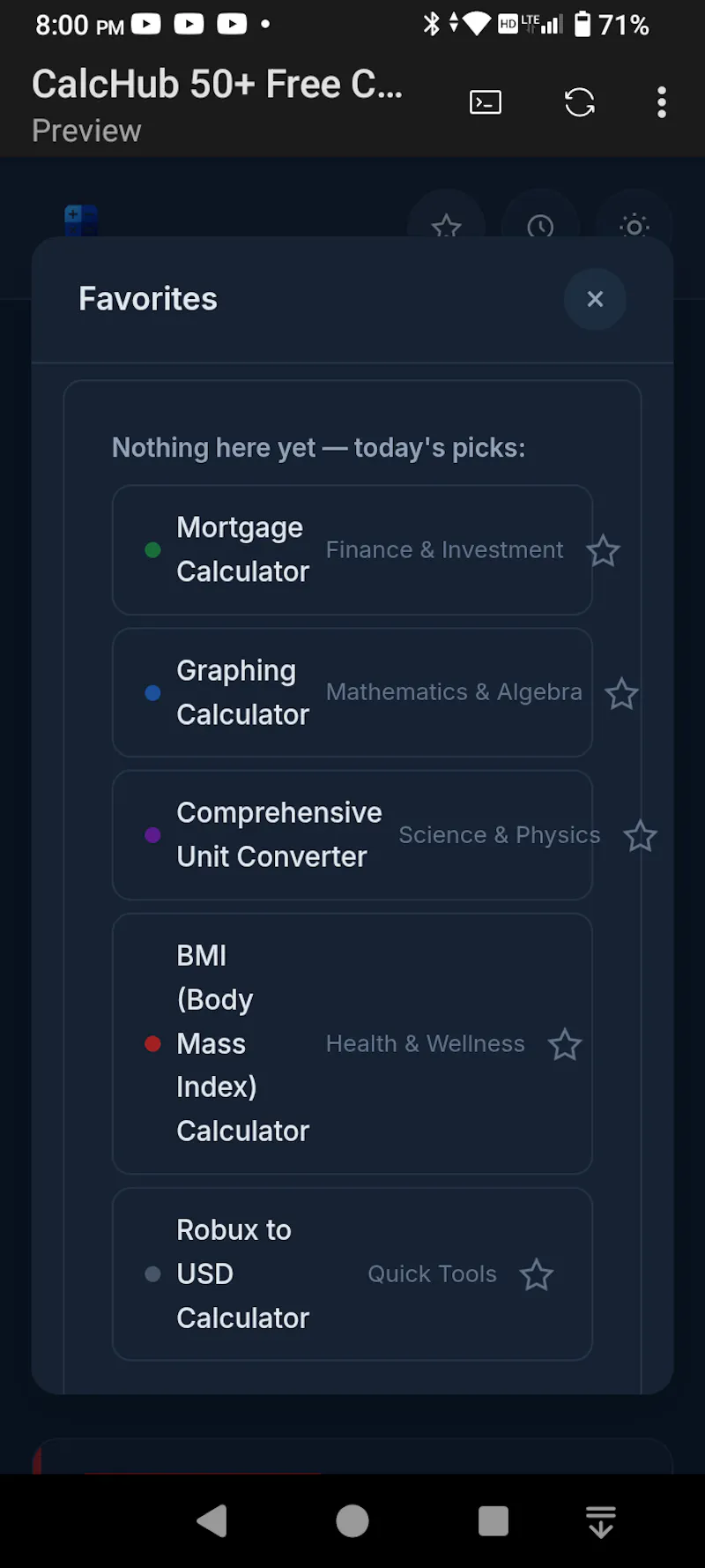 CalcHub  screenshot 18