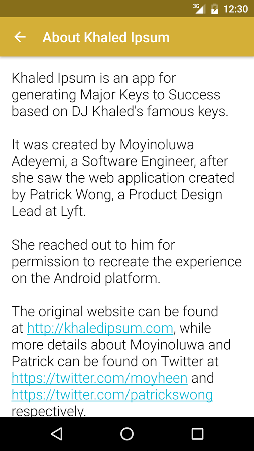 Khaled Ipsum gallery image