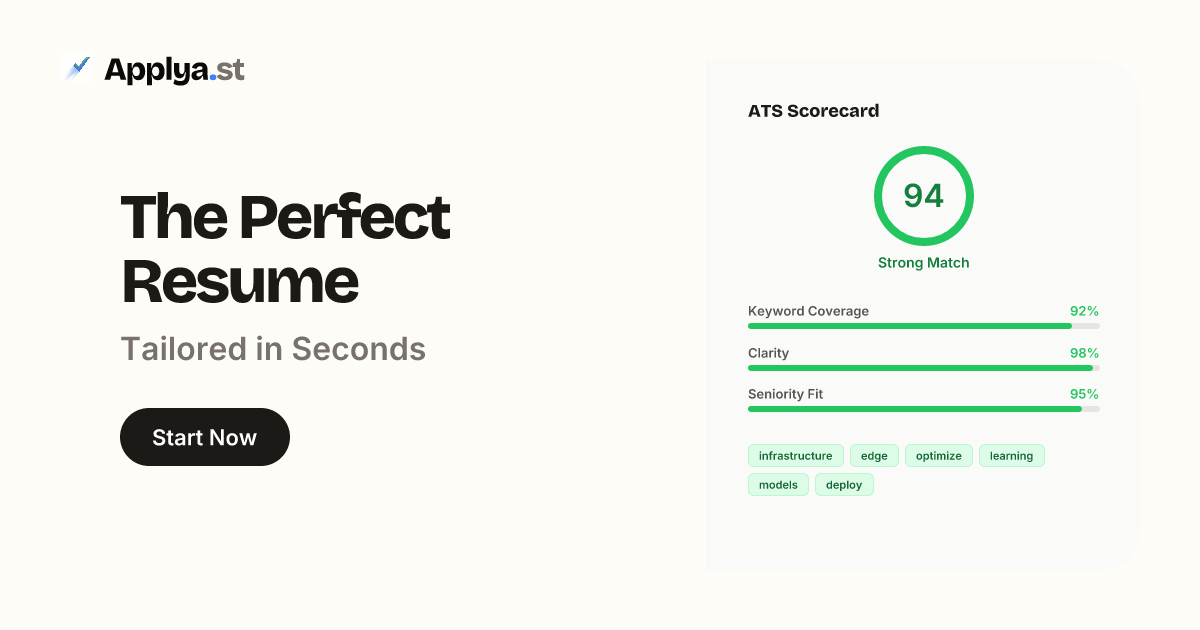 Applya.st - Main product screenshot demonstrating key features and user interface