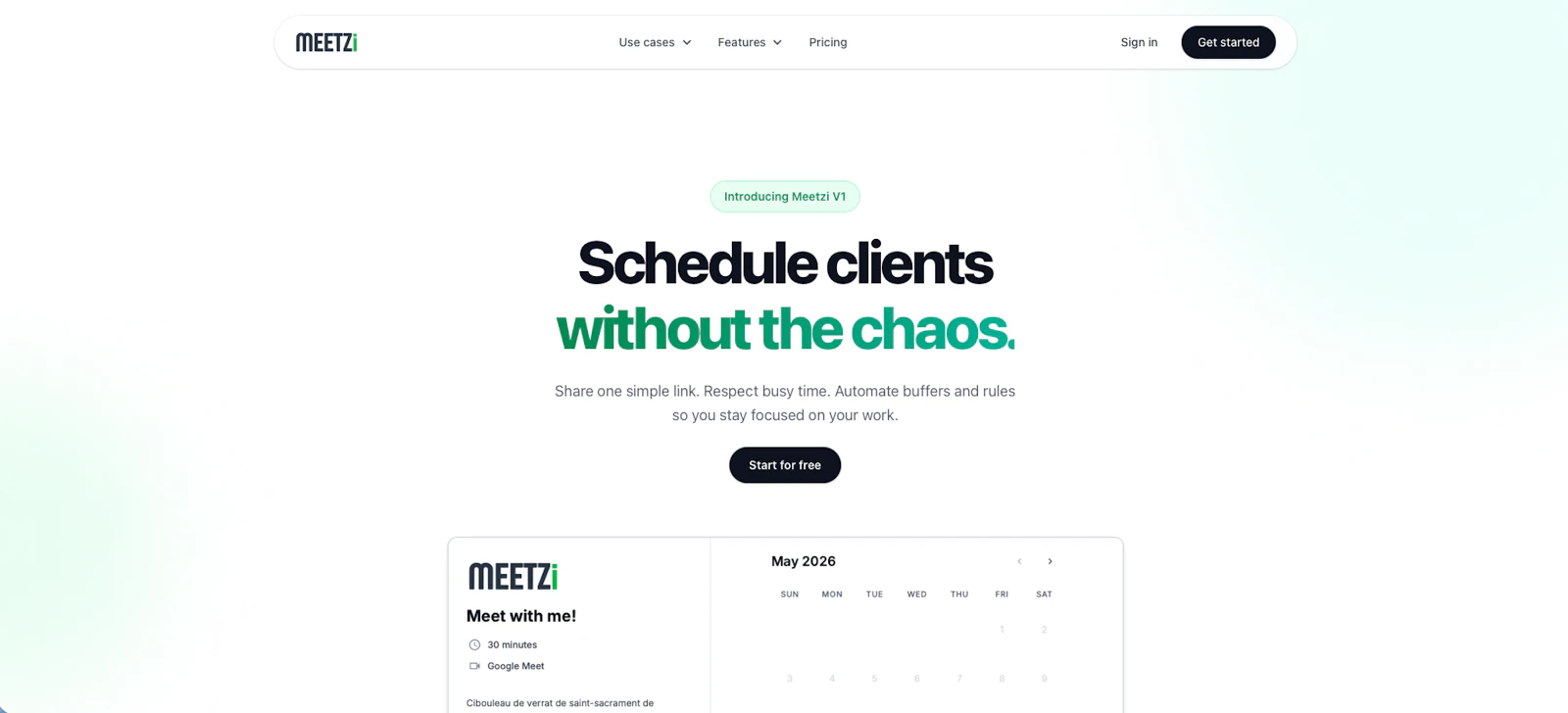 Meetzi screenshot 1