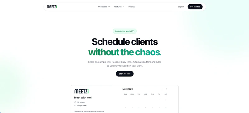 Meetzi screenshot 1