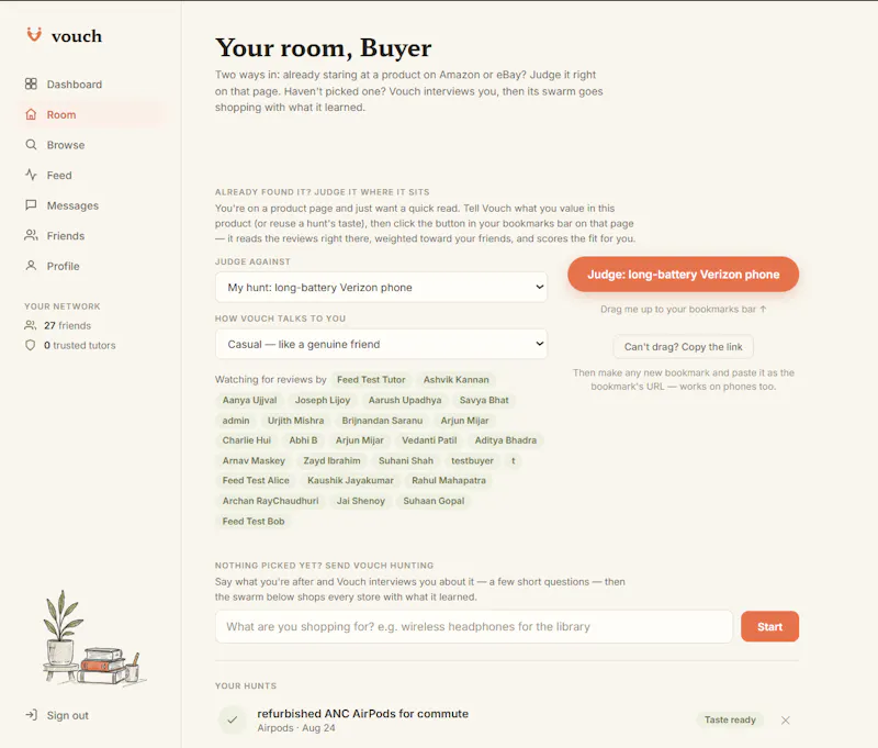 vouch — bookmarklet screenshot 2