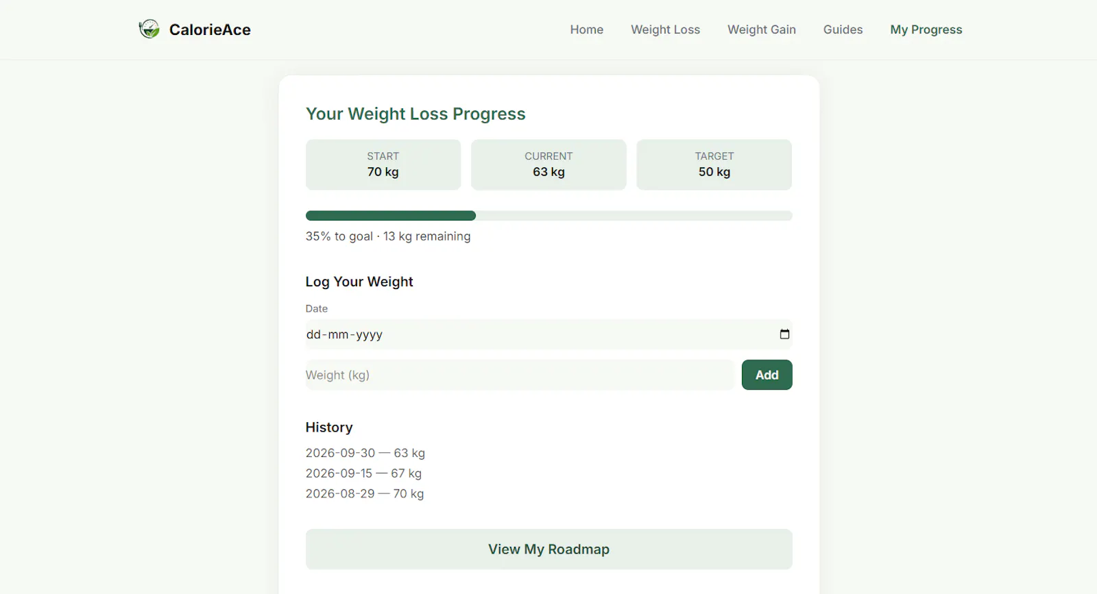 CalorieAce screenshot 6