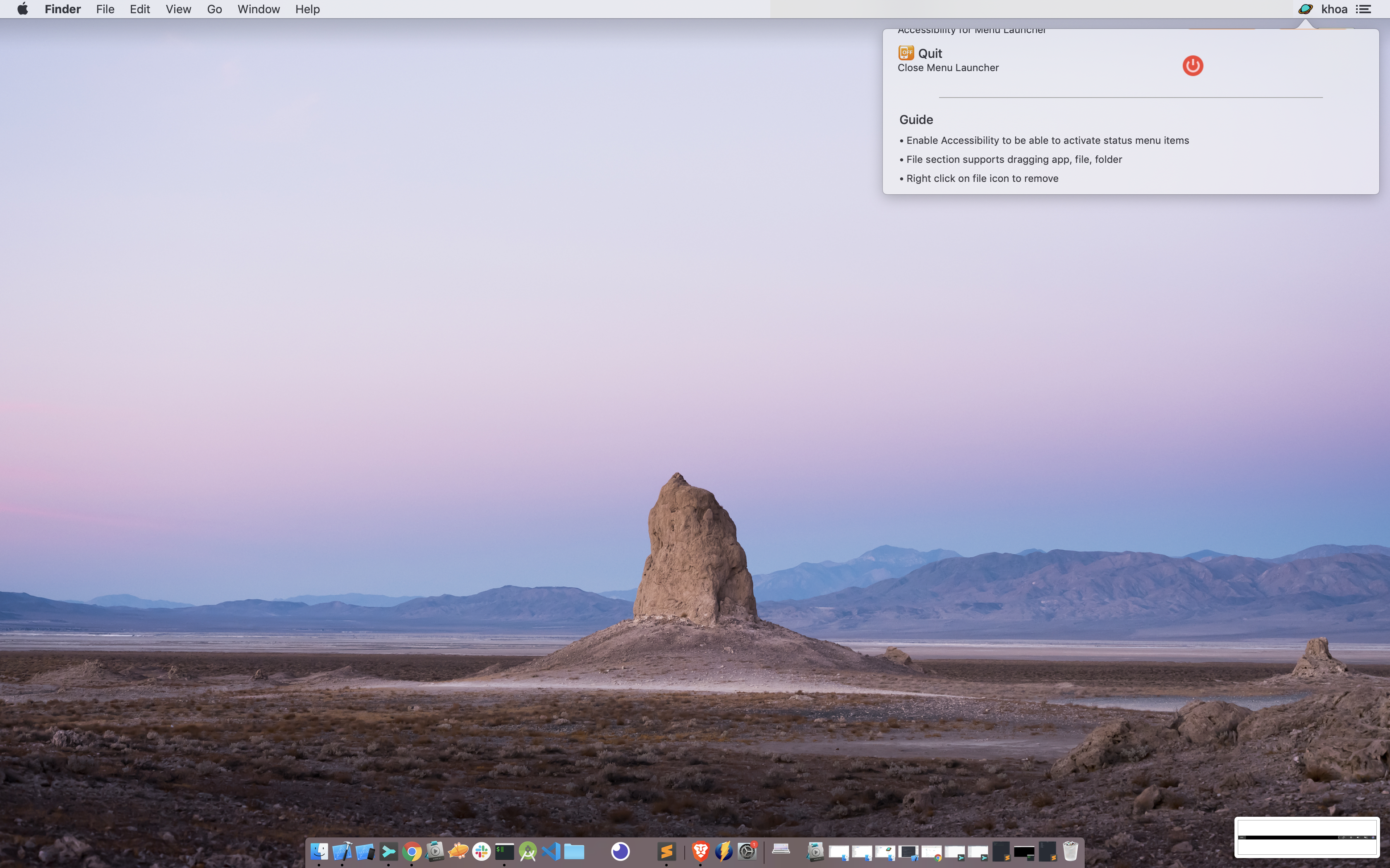 Menu Launcher gallery image