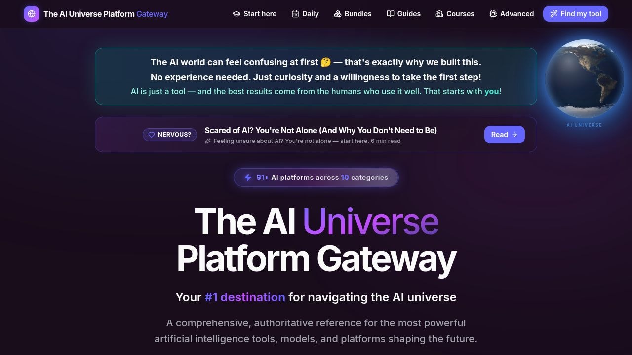 The AI Universe Platform gallery image