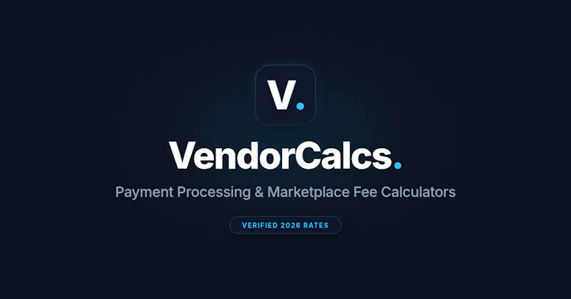 VendorCalcs screenshot 1