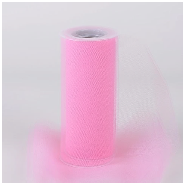 Shop Hot Pink 18 Inch Tulle Fabric