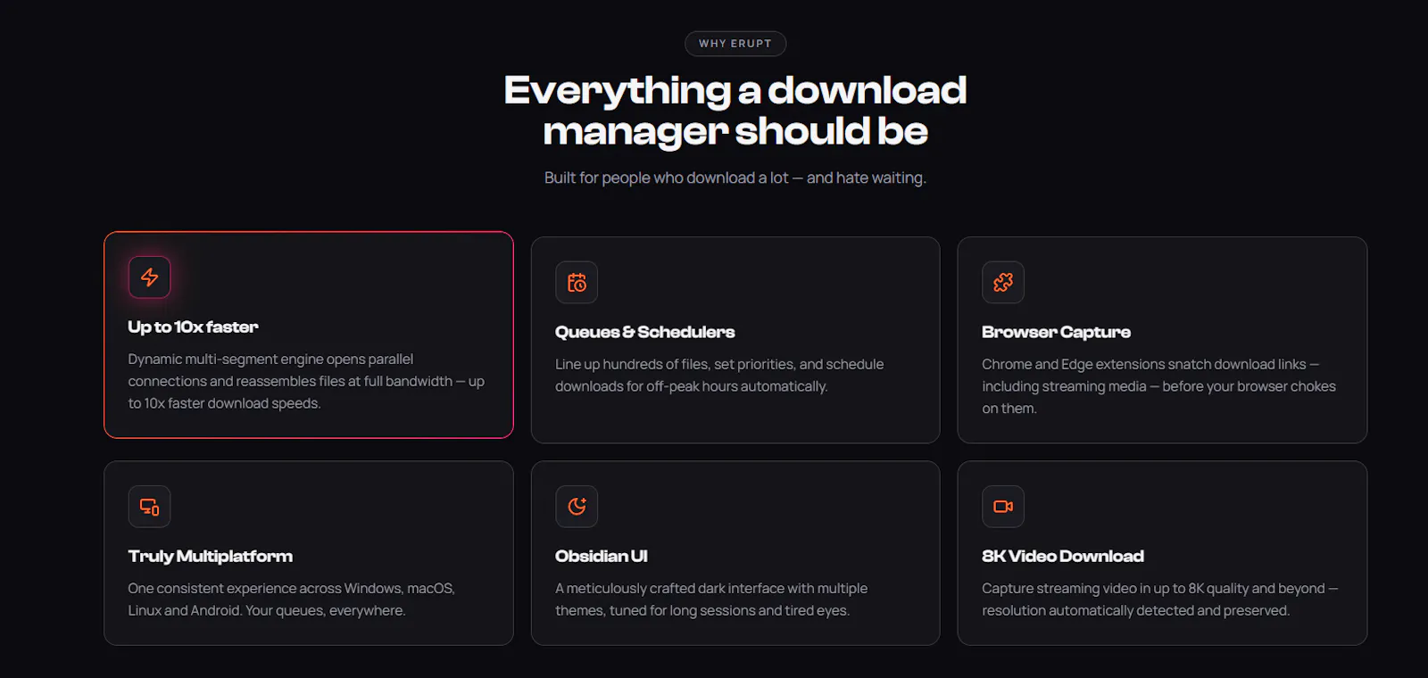 Erupt‑DM screenshot 2