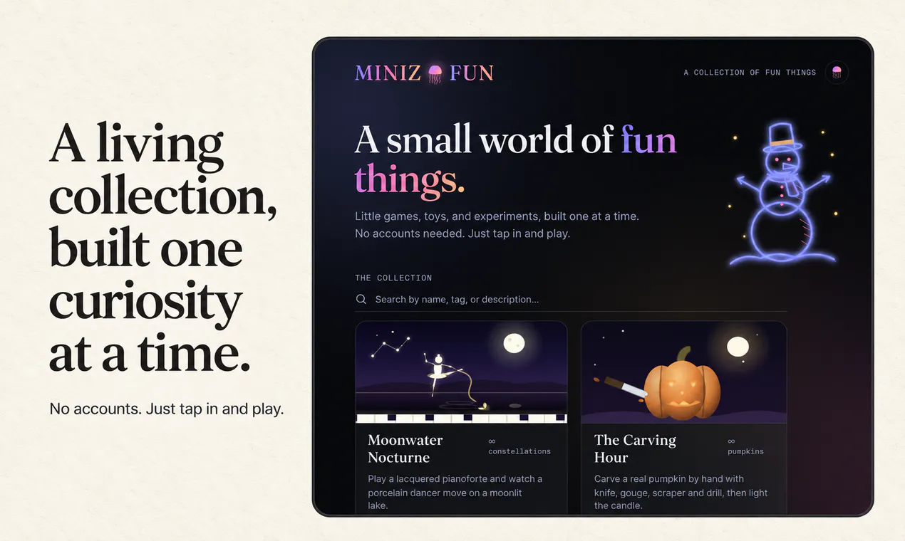 miniz.fun gallery image